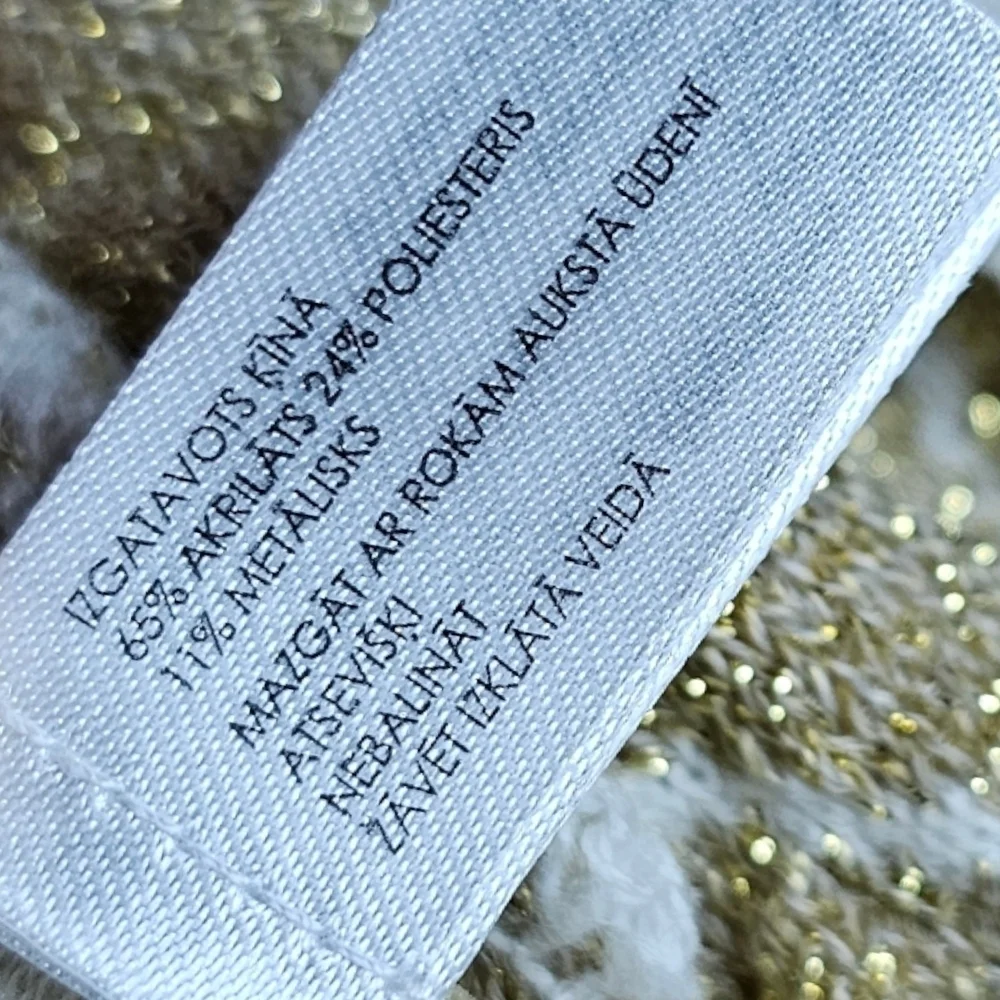 Michael Kors Gold and Cream Patterned Beanie - Picture 4 of 6